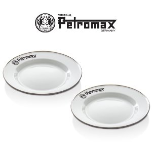 [PM-PX-PLATE-W] 페트로막스 에나멜 플레이트 캠핑용 접시(2개입) 화이트