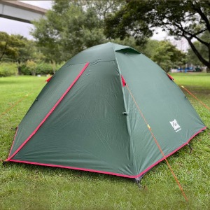 쿤타 인피니티3인용 그린 텐트 사계절 캠핑 백패킹 낚시